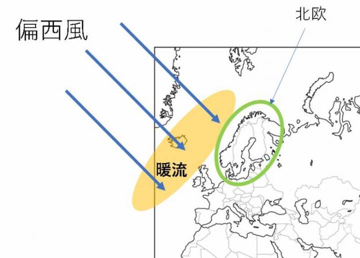 北欧は暖かい