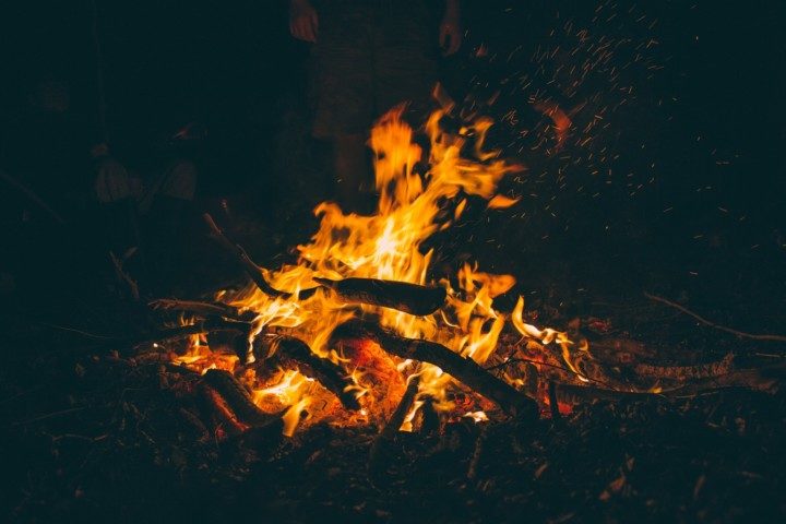 焚き火