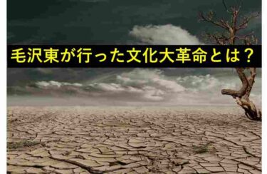 【子供でもわかる】死者1000万人を超える毛沢東の「文化大革命」とは？