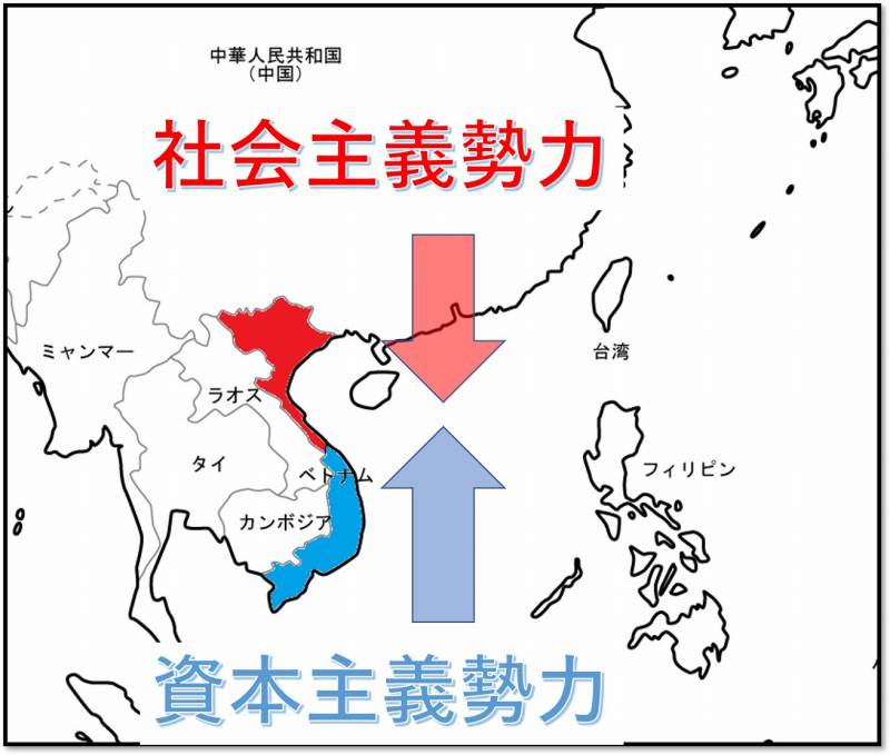ベトナム戦争　地図
