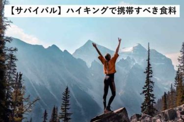 【サバイバル知識】ハイキングで携帯すべき食料を解説