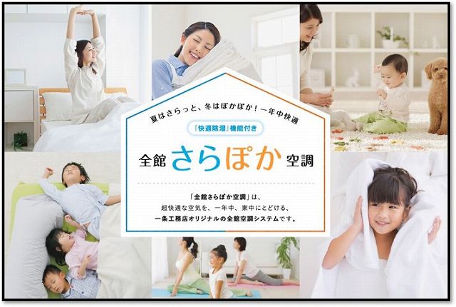 さらぽか空調　一条工務店　除湿